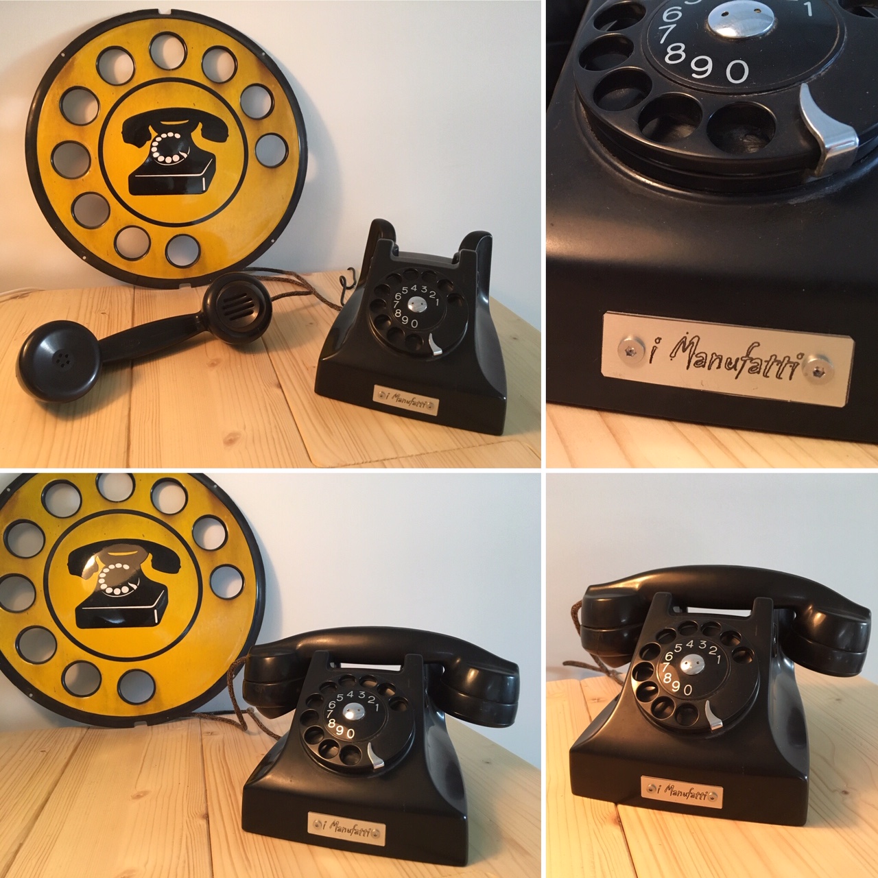 Telefono "bluetooth"  in bachelite anni50
