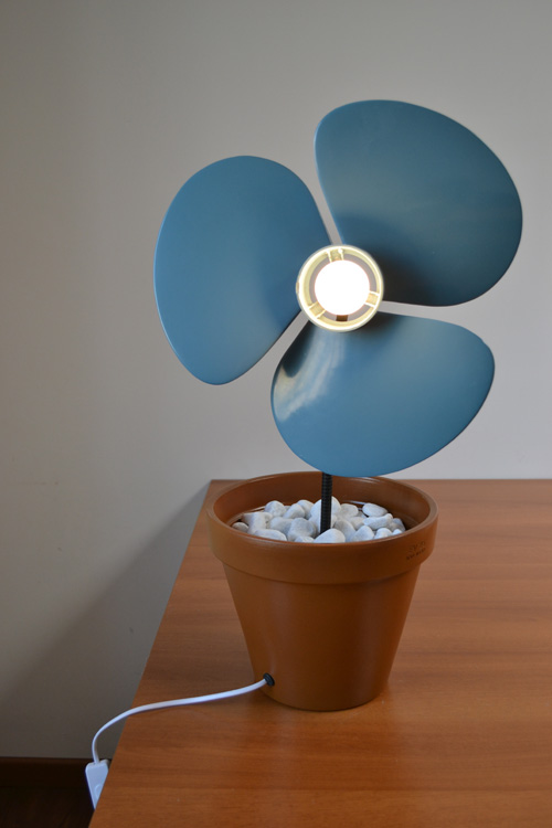  "VentilaFiore" lampada con elica per ventilatore
