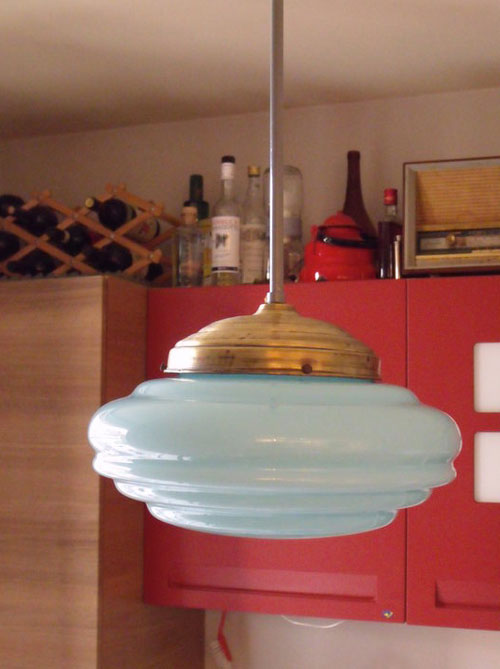 restyling lampadario anni 60