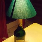 lampada con bottiglia